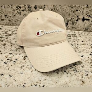Champion  Womens Cream Baseball Cap NEW